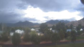 Weather camera view of Blue Peak HS.