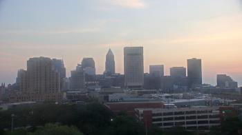 Weather camera view of WEWS-TV.
