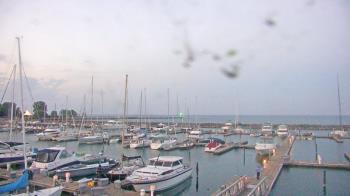 Weather camera view of Waukegan Harbor and Marina.
