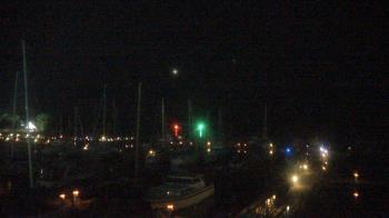 Weather camera view of Waukegan Harbor and Marina.