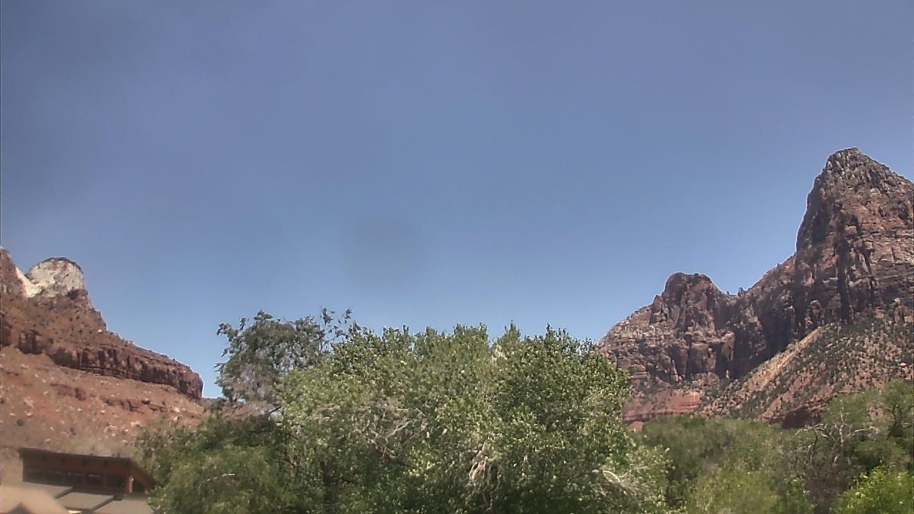 Thumbnail for current weather camera view from Zion Canyon Village in Springdale, Utah